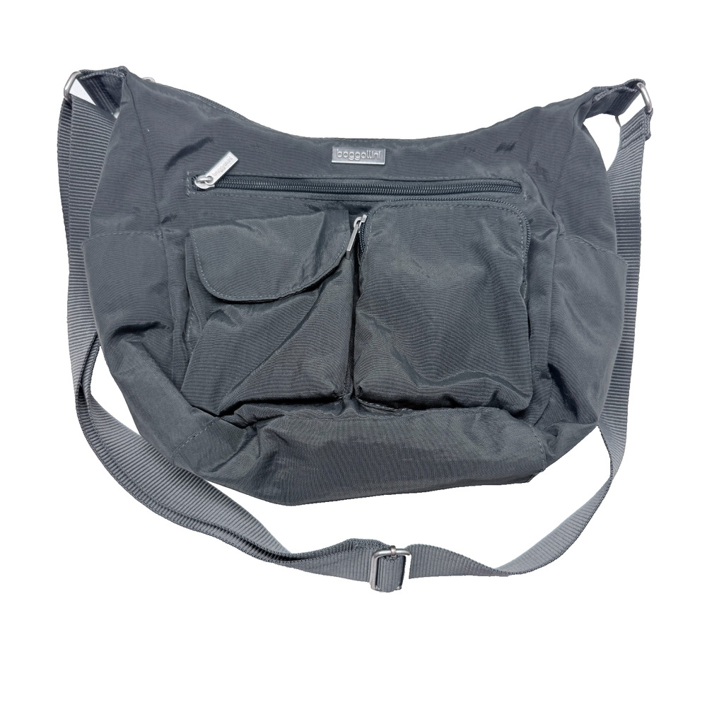 Baggallini Charcoal Gray Crossbody Purse Bag